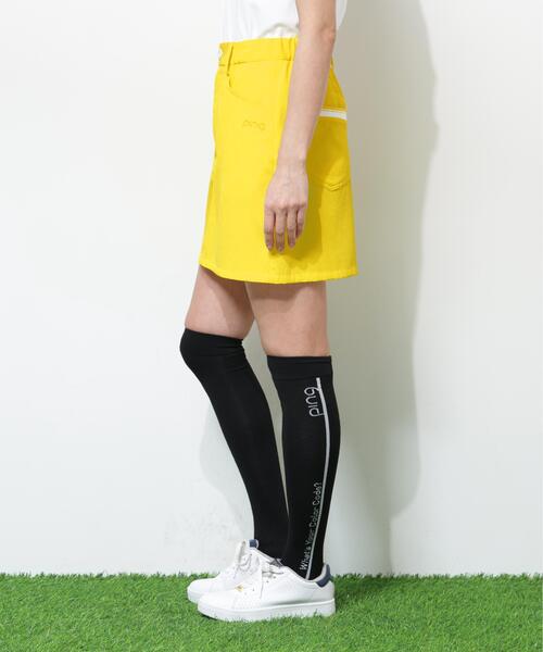 PING(ピン)の「【PING APPAREL】ストレッチサッカースカート <GOLD> (LADIES)(スカート・レディース・ブラック/ホワイト/ベージュ/イエロー・M/XS/L/LL/S)」の11枚目の写真