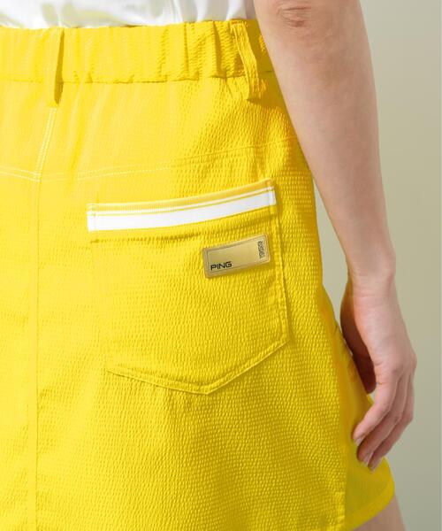 PING(ピン)の「【PING APPAREL】ストレッチサッカースカート <GOLD> (LADIES)(スカート・レディース・ブラック/ホワイト/ベージュ/イエロー・M/XS/L/LL/S)」の13枚目の写真