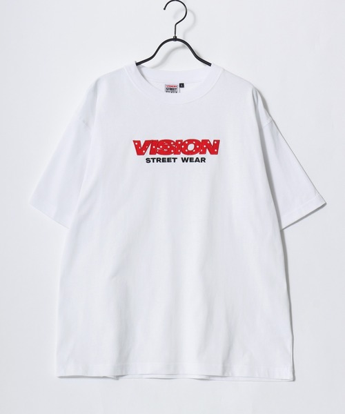 VISION STREET WEAR（ヴィジョンストリートウェア）の「VISION STREET WEAR/ヴィジョンストリートウェア オーバーサイズ 総柄ロゴ刺繍 半袖Tシャツ/レディース メンズ（Tシャツ/カットソー・メンズ・ホワイト系その他2/ホワイト系その他/ブラック系その他2/ブラック系その他・L/LL/M）」の11枚目の写真