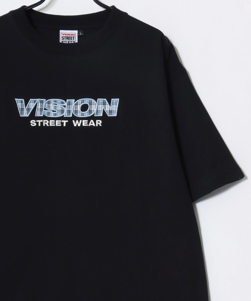 VISION STREET WEAR（ヴィジョンストリートウェア）の「VISION STREET WEAR/ヴィジョンストリートウェア オーバーサイズ 総柄ロゴ刺繍 半袖Tシャツ/レディース メンズ（Tシャツ/カットソー・メンズ・ホワイト系その他2/ホワイト系その他/ブラック系その他2/ブラック系その他・L/LL/M）」の8枚目の写真
