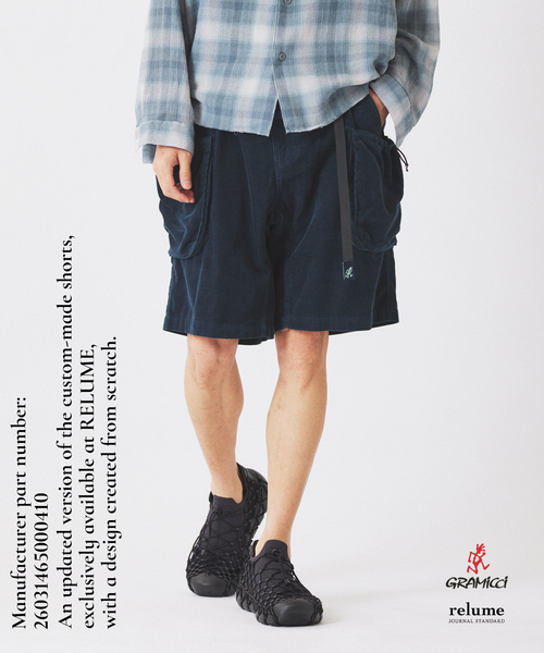 Gramicci(グラミチ)の「GRAMICCI / グラミチ 別注 サマーコーデュロイ カーゴ ショーツ(その他パンツ・メンズ・ブラック/パープル/イエロー/モスグリーン/モカ・MEDIUM/LARGE)」の3枚目の写真