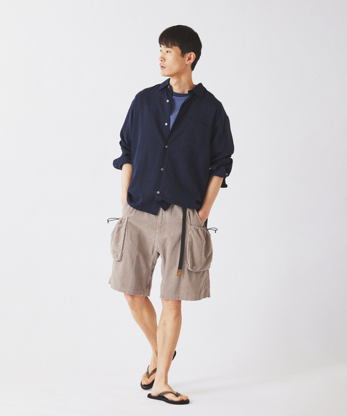 Gramicci(グラミチ)の「GRAMICCI / グラミチ 別注 サマーコーデュロイ カーゴ ショーツ(その他パンツ・メンズ・ブラック/パープル/イエロー/モスグリーン/モカ・MEDIUM/LARGE)」の7枚目の写真