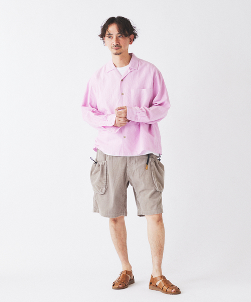 Gramicci(グラミチ)の「GRAMICCI / グラミチ 別注 サマーコーデュロイ カーゴ ショーツ(その他パンツ・メンズ・ブラック/パープル/イエロー/モスグリーン/モカ・MEDIUM/LARGE)」の8枚目の写真