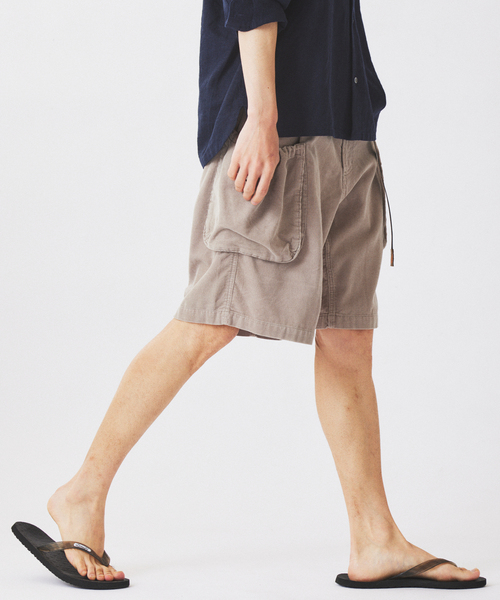 Gramicci(グラミチ)の「GRAMICCI / グラミチ 別注 サマーコーデュロイ カーゴ ショーツ(その他パンツ・メンズ・ブラック/パープル/イエロー/モスグリーン/モカ・MEDIUM/LARGE)」の15枚目の写真