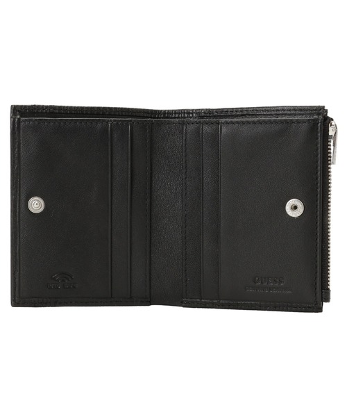 Guess（ゲス）の「MILANO Bifold Zip 財布 カードケース（財布・メンズ・オリーブ/ブラック・ONE SIZE）」の14枚目の写真