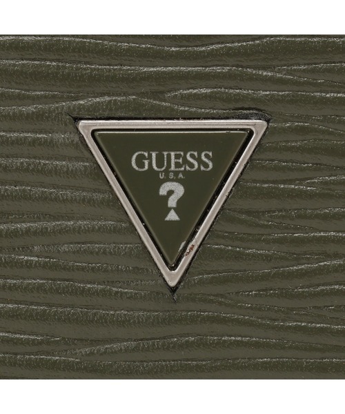 Guess（ゲス）の「MILANO Bifold Zip 財布 カードケース（財布・メンズ・オリーブ/ブラック・ONE SIZE）」の10枚目の写真