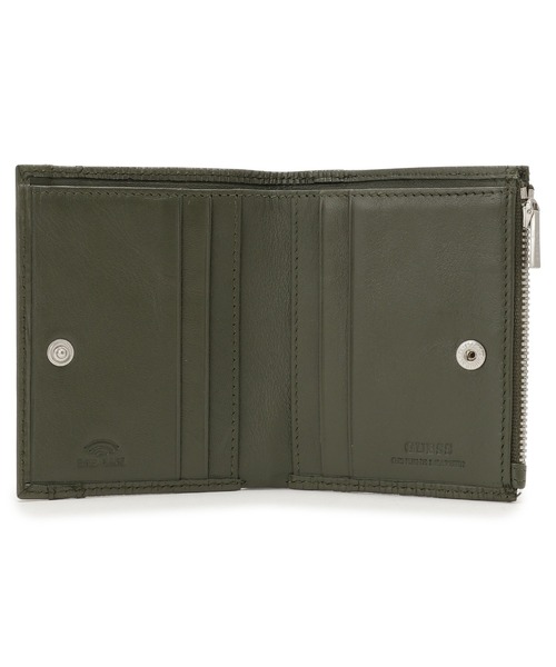 Guess（ゲス）の「MILANO Bifold Zip 財布 カードケース（財布・メンズ・オリーブ/ブラック・ONE SIZE）」の8枚目の写真
