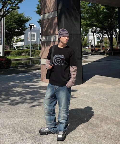 S'EST(エスイーエスティー)の「Whelk Logo T-shirts Black(Tシャツ/カットソー・メンズ・ブラック・SMALL/MEDIUM/LARGE)」の3枚目の写真