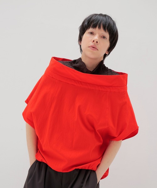 cotton 2way off shoulder blouse(コットン2WAYオフショルダーブラウス 