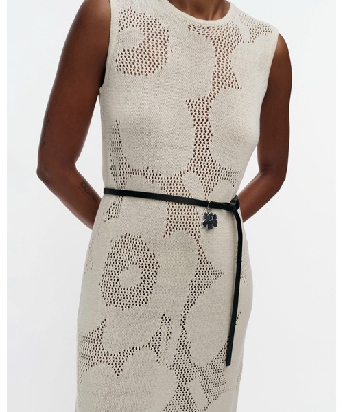 marimekko（マリメッコ）の「Unikko / Slim Belt（ベルト・レディース・ブラウン/ブラック・FREE）」の2枚目の写真