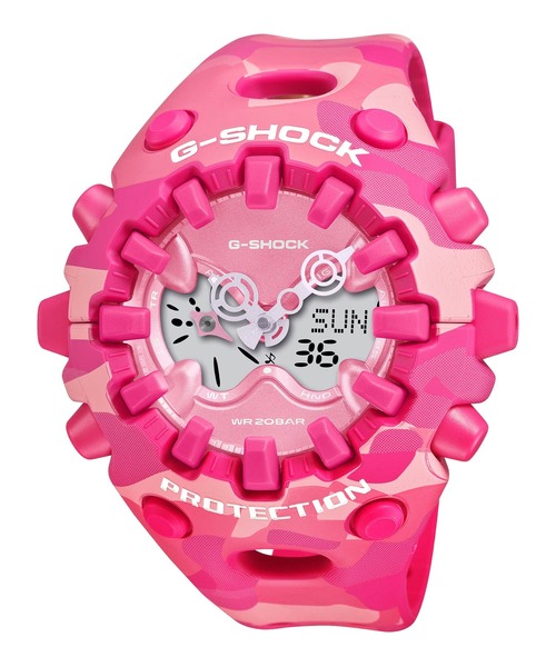 G-SHOCK(ジーショック)の「G-SHOCK/ジーショック 腕時計 "BOLD CAMO SERIES, COLOR CAMO" GA-V01CMG-4AJF(アナログ腕時計・メンズ・ピンク系その他・FREE)」の5枚目の写真