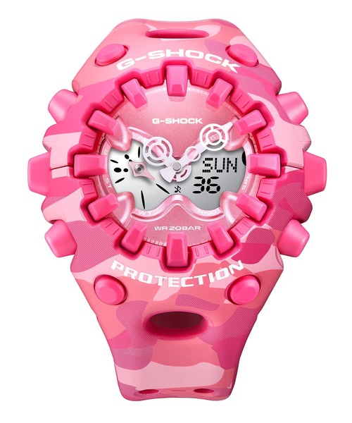 G-SHOCK(ジーショック)の「G-SHOCK/ジーショック 腕時計 "BOLD CAMO SERIES, COLOR CAMO" GA-V01CMG-4AJF(アナログ腕時計・メンズ・ピンク系その他・FREE)」の6枚目の写真