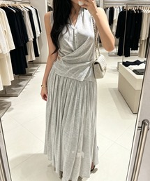 バックリボン トップス ＋ スカート セットアップ