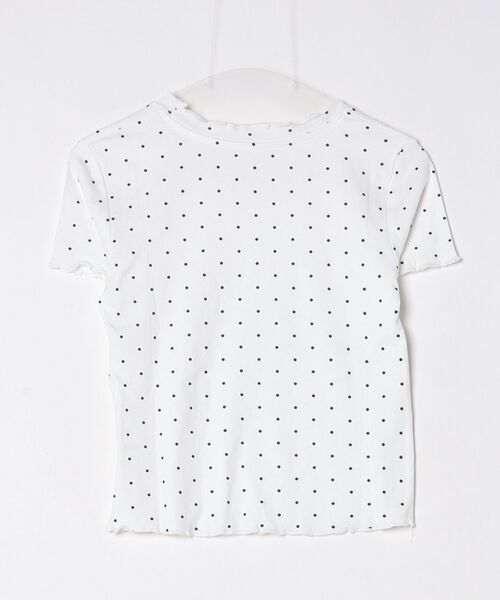 tinkerend(ティンカーエンド)の「Mellow Frill Mini T-shirt / メロウフリルミニTシャツ(Tシャツ/カットソー・レディース・ホワイト・FREE)」の8枚目の写真