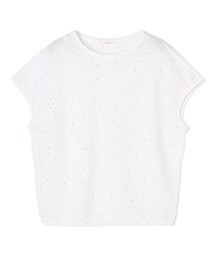 リネンスパングルヤーン フレンチスリーブプルオーバー