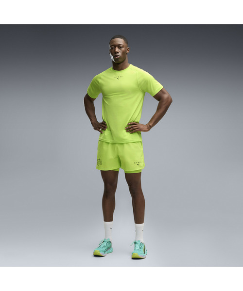 PUMA(プーマ)の「PUMA プーマ メンズ トレーニング PUMA x HYROX 2IN1 PWRMODE ショーツ(その他パンツ・メンズ・ブラック/ライム・LARGE/X-LARGE/MEDIUM/SMALL)」の1枚目の写真