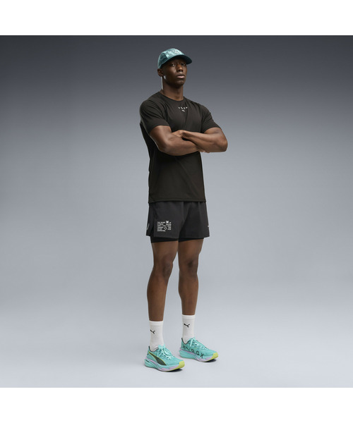 PUMA(プーマ)の「PUMA プーマ メンズ トレーニング PUMA x HYROX 2IN1 PWRMODE ショーツ(その他パンツ・メンズ・ブラック/ライム・LARGE/X-LARGE/MEDIUM/SMALL)」の2枚目の写真
