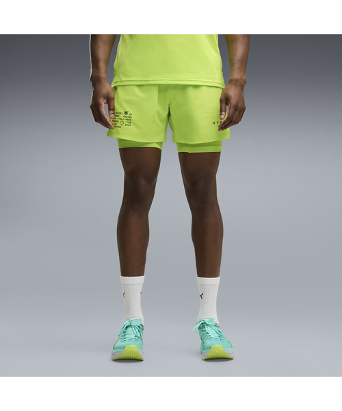 PUMA(プーマ)の「PUMA プーマ メンズ トレーニング PUMA x HYROX 2IN1 PWRMODE ショーツ(その他パンツ・メンズ・ブラック/ライム・LARGE/X-LARGE/MEDIUM/SMALL)」の9枚目の写真
