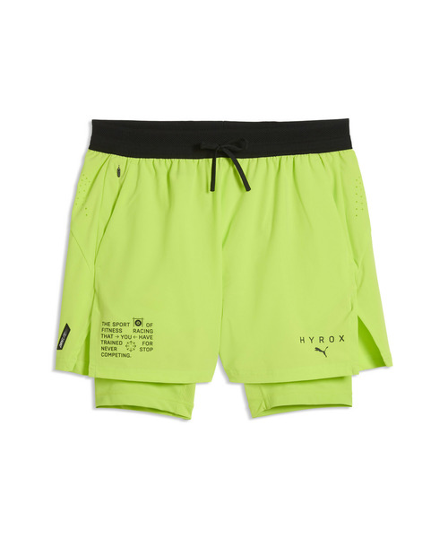 PUMA(プーマ)の「PUMA プーマ メンズ トレーニング PUMA x HYROX 2IN1 PWRMODE ショーツ(その他パンツ・メンズ・ブラック/ライム・LARGE/X-LARGE/MEDIUM/SMALL)」の11枚目の写真