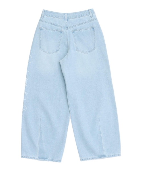 ANAP（アナップ）の「抜染プリントデニムワイドパンツ（その他パンツ・レディース・ライトブルー/ピンク・M/S）」の15枚目の写真