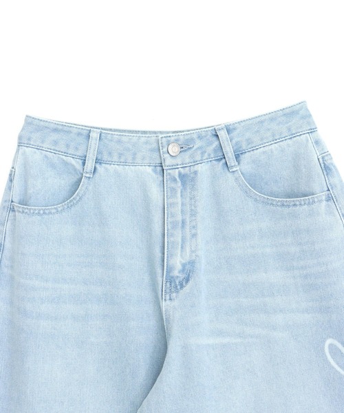 ANAP（アナップ）の「抜染プリントデニムワイドパンツ（その他パンツ・レディース・ライトブルー/ピンク・M/S）」の16枚目の写真