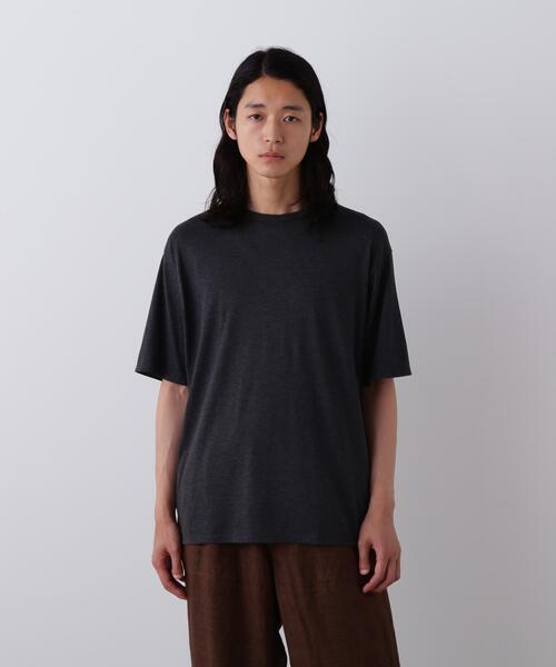 YLEVE(イレーヴ)の「YLEVE / ELS GV COTTON T-SHIRT(Tシャツ/カットソー・メンズ・グレー/ホワイト・5/4)」の2枚目の写真