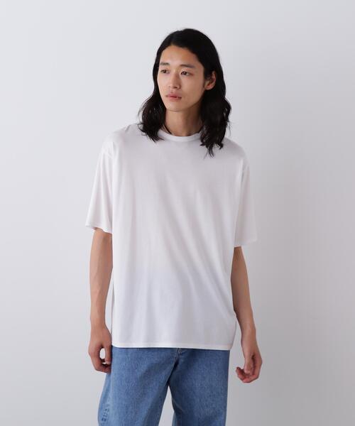 YLEVE(イレーヴ)の「YLEVE / ELS GV COTTON T-SHIRT(Tシャツ/カットソー・メンズ・グレー/ホワイト・5/4)」の1枚目の写真