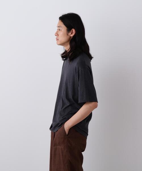 YLEVE(イレーヴ)の「YLEVE / ELS GV COTTON T-SHIRT(Tシャツ/カットソー・メンズ・グレー/ホワイト・5/4)」の4枚目の写真