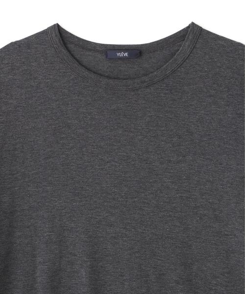 YLEVE(イレーヴ)の「YLEVE / ELS GV COTTON T-SHIRT(Tシャツ/カットソー・メンズ・グレー/ホワイト・5/4)」の7枚目の写真