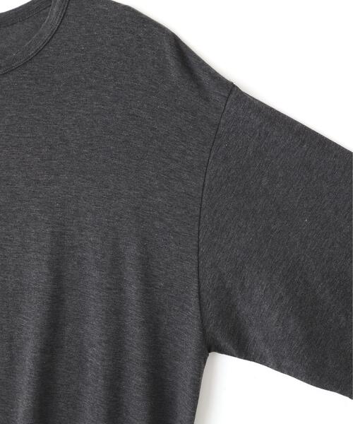 YLEVE(イレーヴ)の「YLEVE / ELS GV COTTON T-SHIRT(Tシャツ/カットソー・メンズ・グレー/ホワイト・5/4)」の8枚目の写真
