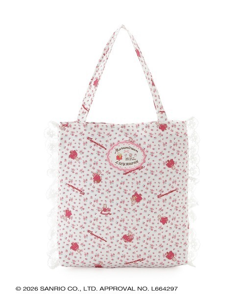 sanrio house（サンリオハウス）の「【LILY BROWN】トートバック（トートバッグ・レディース・ホワイト/レッド/ブルー・F）」の5枚目の写真