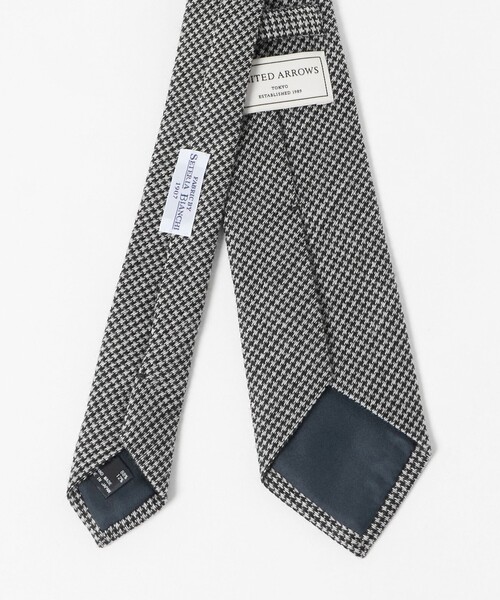 UNITED ARROWS（ユナイテッドアローズ）の「BIANCHI ハウンドトゥース ネクタイ（ネクタイ・メンズ・グレー系・FREE）」の3枚目の写真