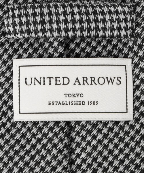 UNITED ARROWS（ユナイテッドアローズ）の「BIANCHI ハウンドトゥース ネクタイ（ネクタイ・メンズ・グレー系・FREE）」の5枚目の写真