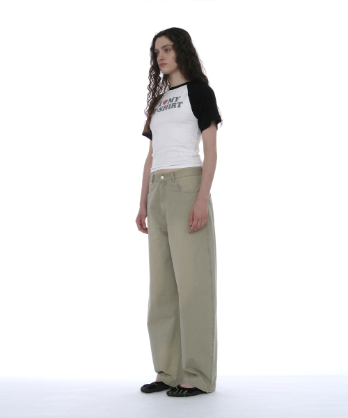 PARTIMENTO WOMEN(パルティメントウィメン)の「ダスティウォッシュラウンドパンツ_ベージュ(その他パンツ・レディース・その他・SMALL/MEDIUM)」の8枚目の写真