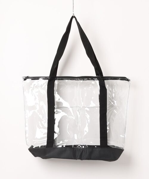 Port(ポート)の「クリアトートバッグ(ファスナー付き)(トートバッグ・レディース・レッド/ブルー/ブラック・ONE SIZE)」の12枚目の写真