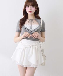 【Belle Charme】Girly Layered Knit