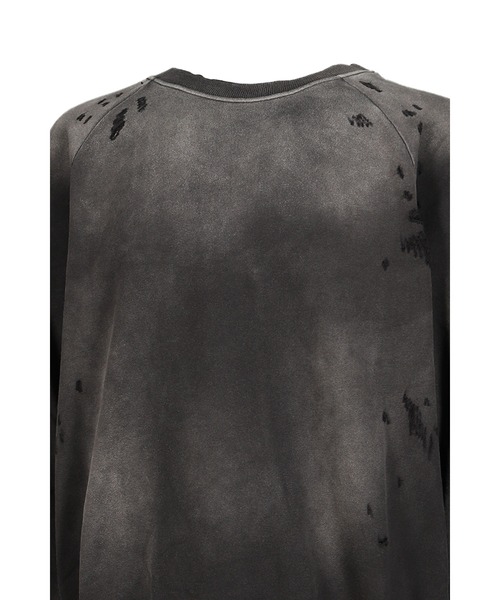 Troubled Waters（トラブルウォーター）の「CROPPED SHOTGUN JERSEY（スウェット・メンズ・ダークブラック・MEDIUM）」の4枚目の写真