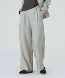 BEAMS HEART | ツイーディー フラップ パンツ(スラックス)