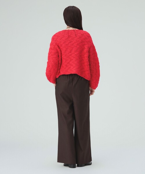 BEAMS HEART(ビームスハート)の「ツイーディー フラップ パンツ(スラックス・レディース・グレー/ブラウン・MEDIUM/SMALL)」の14枚目の写真