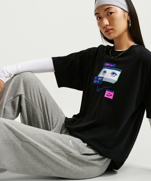 NIKE(ナイキ)の「《セットアップ対応商品》ナイキ スタジオ フリース ライトウェイト ウィメンズ オーバーサイズド ハイライズ カフ パンツ / Nike Studio Fleece Lightweight Women's Oversized High-Rise Cuffed Pants IM8512-063 Dark Grey Heather(スウェットパンツ・レディース・グレー系その他・XS/XL/L/S/M)」の14枚目の写真