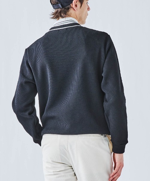 archivio（アルチビオ）の「＜MENS>袖ラインワッフルプルオーバー（その他トップス・メンズ・ブラック/ネイビー/ホワイト・M/L/LL）」の6枚目の写真
