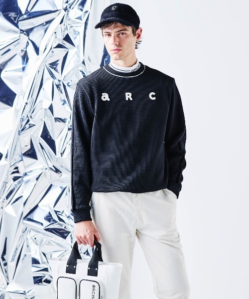 archivio（アルチビオ）の「＜MENS>袖ラインワッフルプルオーバー（その他トップス・メンズ・ブラック/ネイビー/ホワイト・M/L/LL）」の10枚目の写真