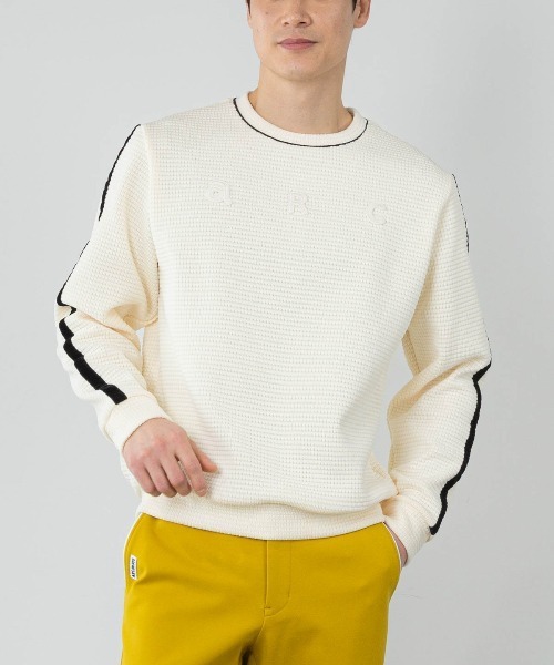 archivio（アルチビオ）の「＜MENS>袖ラインワッフルプルオーバー（その他トップス・メンズ・ブラック/ネイビー/ホワイト・M/L/LL）」の11枚目の写真