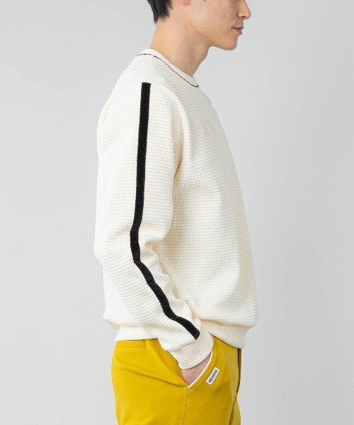 archivio（アルチビオ）の「＜MENS>袖ラインワッフルプルオーバー（その他トップス・メンズ・ブラック/ネイビー/ホワイト・M/L/LL）」の15枚目の写真