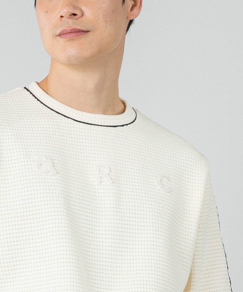 archivio（アルチビオ）の「＜MENS>袖ラインワッフルプルオーバー（その他トップス・メンズ・ブラック/ネイビー/ホワイト・M/L/LL）」の17枚目の写真