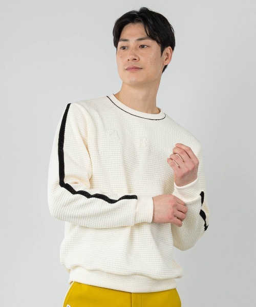 archivio（アルチビオ）の「＜MENS>袖ラインワッフルプルオーバー（その他トップス・メンズ・ブラック/ネイビー/ホワイト・M/L/LL）」の18枚目の写真