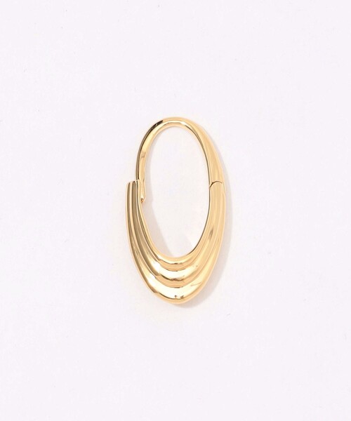 TOMORROWLAND (トゥモローランド)の「Otiumberg. Roscida Ridged Hoops ピアス(ピアス(両耳用)・レディース・ゴールド・FREE)」の4枚目の写真