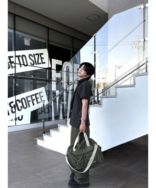 RAWROW（ロウロウ）の「シティワーカー ボストンバッグ [3色]（ボストンバッグ・レディース・チャコール/ブラック/カーキ・FREE）」の8枚目の写真