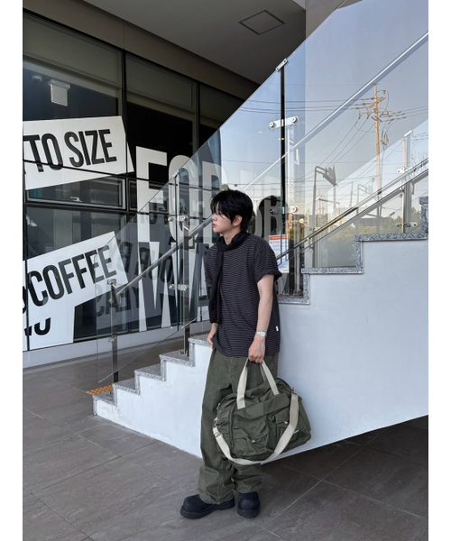 RAWROW（ロウロウ）の「シティワーカー ボストンバッグ [3色]（ボストンバッグ・レディース・チャコール/ブラック/カーキ・FREE）」の9枚目の写真