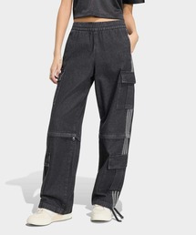 ADIBREAK MID RISE WIDE デニムパンツ☆24 adidas ADIBREAK MID-RISE